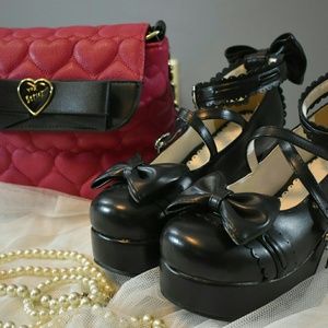 Cute Gothic platform heels